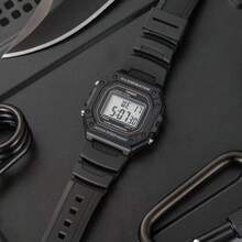 Casio Retro Square Digital Watch 50M Waterproof LED Light Alarm Stopwatch Multifunctional Student Sports Wristwatch - one-size - View 2