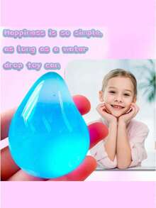 Nee Doh Dreamy Water Drop Swirl Cube Squishy Toy, Malt Sugar Slow Rising Stress Ball, Anxiety Relief Fidget Toy - Hồng - Xem 7