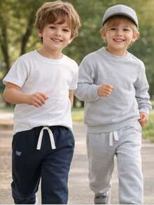 Kit 3 Basic Sweatpants For Children And Youth - 彩色 - 查看 6