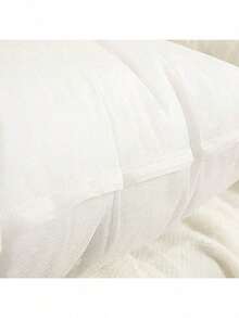 2 pcs Inserc de Almohada con  Rellenos de Almohada Inserc de Almohada de 45 x 45cm Núcleo de Almohada para sofá Cama Blanco cuadrado tela no tejida - Blanco - Ver 6