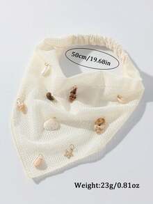 AuraLois 1pc Original Embroidered Flower Patterned Headwrap With Rolled Edge For Women, Perfect For Daily Wear And Travel Hair Band Turban Headband Sweatband, School Stuff, College, Headbands Fall Winter Hair Accessories For Women For Vacation Outfits Woman Elegant Scarf Women Bandana Soft Headwrap Coquette Vintage Embroidered Eyelet Headscarf, Dainty White Floral Turban Headwrap, Soft Cotton Blend Hair Band,   Viral Cottagecore Aesthetic Hair Accessory, Perfect St. Patrick's Day, Easter & Mother's Day Gift, Ideal For Vacation, Brunch, Back To School & Daily Wear For Women - màu đen - Xem 7