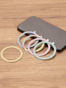 2个MagSafe无线充电磁环，粘性磁性手机支架配件，超薄贴合，无痕无损 - 亮色 - 查看 6