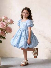 1 Pair Toddler Beige Sandals, Fresh Bowknot Design, Fashion Summer Outdoor Sandals, Children Versatile Non-Slip Soft Bottom Princess Shoes - Beige - View 8