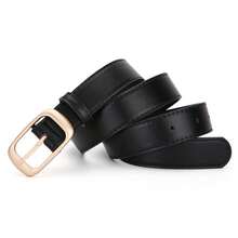 Fashion Versatile Belt For Women, Leather Pin Buckle Belt, Simple Korean Style, High-End Feel, Matches Jeans And Skirts - Multicolor - View 4