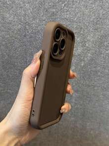 Funda de teléfono minimalista de unicolor y gruesa con absorción de golpes en color caqui, compatible con iPhone 16 Pro Max/16/16 Pro/16 Plus/16E/15/15 Plus/15 Pro/15 Pro Max/11/12/13/14 Pro Max/XS/XR/11 Pro/11 Pro Max/12 Pro/12 Pro Max/13 Pro/13 Pro Max/7 Plus/14 Pro/14 Pro Max/14 Plus/7 Plus/8 Plus/8/SE2/13 Mini/12 Mini, funda suave a prueba de agua y anti-arañazos. Versión internacional, no la versión nacional. Regalo de aniversario de primavera - Caqui - Ver 1