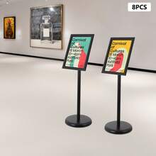 Display Easel - Black 8 Pieces - View 8