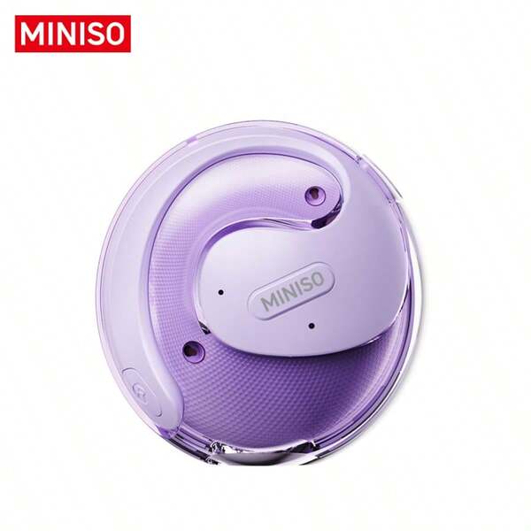  MINISO X15 Pro Smart Translation Earphones Wireless 5.4 OWS Sports Earphones Noise Cancelling Earhook Open Clip-On Earphones Strong Sound Quality Long Battery Life Microphone With Real-Time Translation Of Multiple Languages
