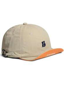 1pc Unisex Retro Streetwear Baseball Cap, Breathable Quick-Dry Adjustable Soft Brim Hat With Letter Embroidery & Contrast Trim, Suitable For Daily Wear - A - View 16