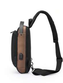 Bolso de pecho para hombre de gran capacidad, bolso diagonal con un solo hombro con candado con contraseña y antirrobo, mochila pequeña casual deportiva para hombre, bolso de motocicleta, bolso impermeable y resistente a la moda para hombre, adecuado para adolescentes, deportes casuales de verano al aire libre o viajes, regalo de graduación o accesorios de decoración de cumpleaños - Multicolor - Ver 7