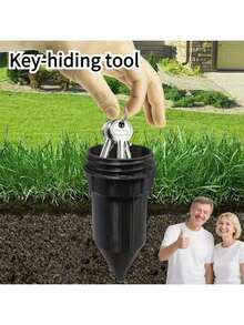 1/2pcs Realistic Watering Can Key Holder, Hidden Key & Coin Storage Container To Prevent Loss - Multicolor - View 4