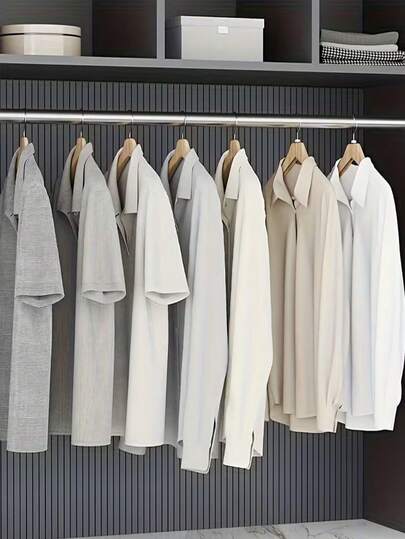 1 pieza Barra de cortina de ducha ajustable de acero inoxidable, longitud ajustable, fácil instalación, adecuada para puertas y ventanas del baño, duradera