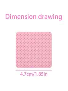 200/400/800pcs Nail Wipes, Square Cotton Pads For Nail Polish Remover, Eyelash Glue Bottle Cleaning Cloth, Cotton Pads, Eyelash Extension Remover Wipes - Multicolor - View 9