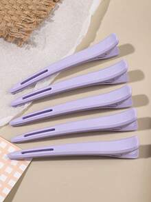 5 Stück Damen einfarbige minimalistische flauschige Haarspangen, nahtlose Haarklammern, vielseitige modische Haraccessoires. Haarstyling-Tools für den täglichen Gebrauch, Sommer, Urlaub, Reise - Verschiedenfarbig - Übersicht 13
