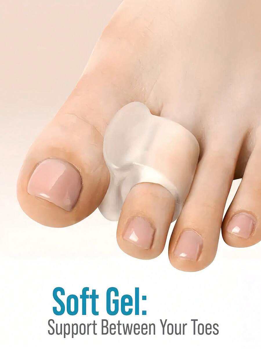 Silicone Toe Separator For Daily Use, Bunion Protector Pad, Big Toe Separator, Cushioning Gel Toe Spacer, Foot Care Tool For Comfort And Support - Waterproof, Universal Size For All-Day Wear,Shoe Rack,Storage Saver,Outdoor,Garden,Travel Essential,Portable,Beach Essential,Graduation Season,Commencement,Graduation Ceremony,Graduation Gift,Graduation Present,Graduation Gift,Graduation Present,Congrats Grad,Congratulations Graduate,Valedictorian,Finish School,Graduation Party