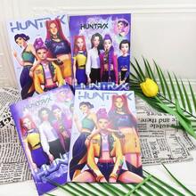 1 Kpop D Emon Hunter Girl Group Cartoon Notebook, Cute Notebook, Gift Prize 1 Piece, Popular K Pop D Emon Hunter Girl Group Merchandise, Study Stationery, Spiral Notebook, Practical Exercise Book, Fun Gift, Warrior K Pop, Suitable As Birthday Gift, Back-To-School Season Gift - Multicolor - View 1