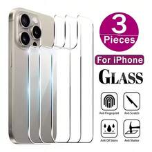 BOLLYMORE 3片装高清钢化玻璃背膜，兼容 15/15Plus/15Pro/15Pro Max、14/14Plus/14Pro/14Pro Max、13/13Mini/13Pro/13Pro Max、12/12Mini/12Pro/12Pro Max、11/11Pro/11Pro Max，9H硬度，防刮花，无气泡 - 無色 - 查看 7