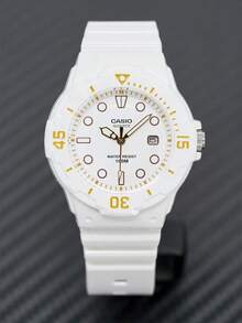 Casio Unisex Quartz Watch With Rubber Strap, Suitable For Daily Wear, Macaron LRW-200H-7E2 - White - View 11