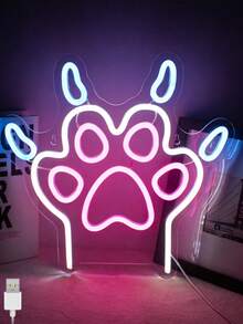 Assorted LED Neon Sign Lights With USB Cable (Basketball/Coffee/Cat Pattern) - Decorative Wall Lights For Home, Bar, Party, Bedroom And Studio - Multicolor - View 12