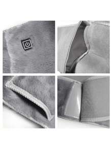 Cinturón calefactor para alivio del dolor menstrual de las mujeres - Temperatura ajustable eléctrica, calentamiento rápido, calentador de cintura portátil USB con control de temperatura - A - Ver 9