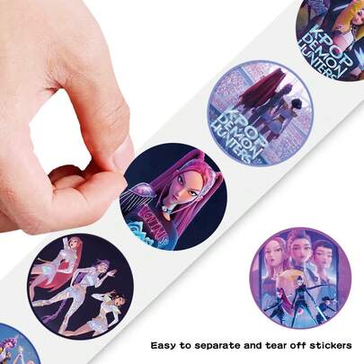 500pcs Cute Cartoon Stickers, Suitable For Phone, Computer, Water Bottle, Gift Packaging