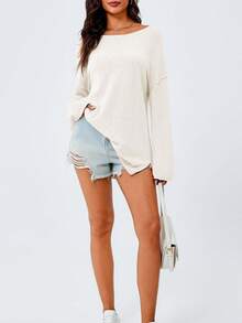 Saodimallsu Hauts pour femmes - Blanc - Voir 3