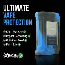 New Protective Sleeve Suitable For GEEKVape AegisX Mod, Anti-Slip, Anti-Drop, Protective Case, Silicone Cover, Textured Pattern, Liquid Silicone - Colorful - View 7