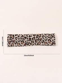 欧美时尚发带，豹纹街头风发带，女童弹力发带 - 彩色 - 查看 5