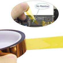 PET High-Temperature Tape, Anti-Static Insulation Shielding Special Tape, High Temperature Resistant, Polyimide Film Tape, No Residual Adhesive, Insulation, High Temperature Resistant, Electrical Gold Finger Tape, Heat-Resistant Tape, Suitable For Circuit Boards, Mobile Phone Data Cables, And Batteriesthermal Sublimation Protection - one-size - View 8