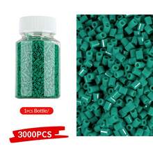 3000颗绿色包装珠子，防漏收纳瓶，DIY吊坠钥匙扣饰品制作工艺材料 - 2.6mm拼豆豆 - 查看 22