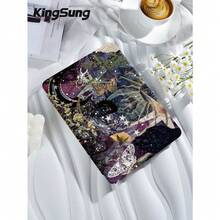 Butterfly Pattern Tablet Protective Case, Compatible With  9.7/10.2/10.5/10.9/12.9/Pro 11 (10th Gen), Galaxy Tab S6 Lite 10.4 Inch, Kindle Paperwhite (12th Gen, 2024 Release), Kindle (11th Gen, 2022 Release), Kobo Clara Color, Soft & Shock-Resistant, Smart Stand/Auto Wake/Sleep Function - Xem 1