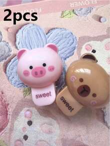 1pc Cute Animal Pattern Toothbrush Head Protector, Toothbrush Holder, Electric Toothbrush Dust Cover, Toothbrush Clip, Dust Cover - Multicolor - View 20