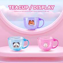 25件套女孩茶会玩具套装，角色扮演茶具，公主下午茶厨房玩具，含茶壶和茶杯，适合作为生日和复活节礼物，幼儿适用 - 彩色 - 查看 5