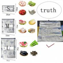30pcs Antibacterial Aluminum Foil Reusable Food Storage Bags, Resealable Airtight Freezer Bags, Zipper Seal Pouches - View 9