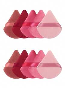 5/10/20/30/50/100pcs Velvet Makeup Sponge Puff, Soft Velvet Material Suitable For Contouring, Eye Area And Corners, Suitable For All Skin Types - Multicolor - View 10