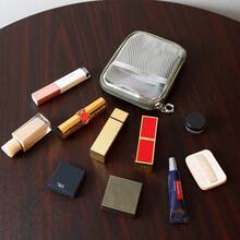 便携式化妆包，分格化妆品收纳袋，旅行洗漱包 - 彩色 - 查看 3