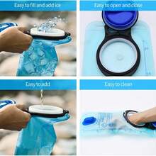 Unisex 1.5L Large Opening Upgrade Leakproof Hydration Bladder Bag With Self-Locking Joints High Flow Bite Valve For Cycling Hiking Camping Outdoor Sports Travel - 1 - Xem 5