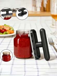 Adjustable Multi-Function Bottle And Jar Opener - Easy-Grip Manual Kitchen Tool, ABS Material, No Power Required, Suitable For Parties And Daily Use, Kitchen Bottle And Jar Opener - Multicolor - View 5