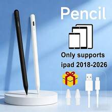 1 bút cảm ứng điện dung, độ chính xác và độ nhạy cao, tương thích với dòng iPad 2026, 2025, 2024, 2023, 2022, 2021, 2020, 2019, 2018, 4, 5, 9th, 10th, Air 5, phụ kiện - Xem 2