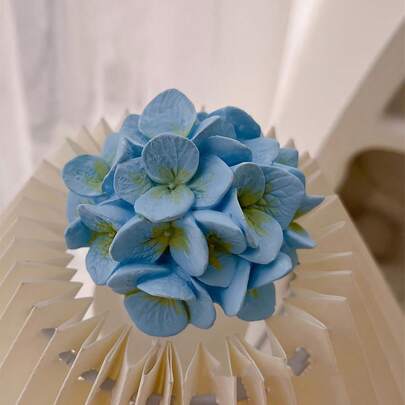 1pc Hydrangea Silicone Mold - Candle, Soap, Resin And Clay Craft Mold, Suitable For Handmade Gifts, Aromatherapy And Holiday Decorations, Clay Molding, Resin Art Mold, Hydrangea Mold, Silicone Craft Mold, Realistic Flower Mold