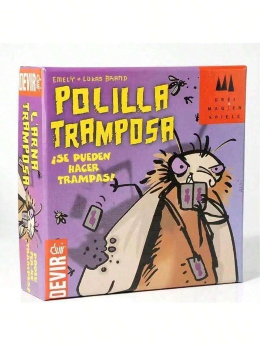 POLILLA TRAMPOSA，节日休闲游戏，Abaya Fraud 游戏，趣味互动游戏，纸质材料 - 社交技能关系游戏，节日游戏 | Polilla TRAMPOSA 互动卡牌游戏组合 - 彩色 - 查看 1