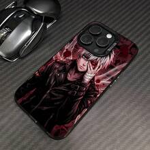 Estuche para teléfono con diseño gráfico de ángel oscuro Compatible con estuches para teléfonos   17  16 Pro Max  15 Pro Max  13 y  12 Hecho de material de TPU, diseño nuevo y elegante que brinda protección contra golpes y caídas Un gran regalo para familiares, amigos, seres queridos, novios/novias y para días festivos y aniversarios - Negro - Ver 2