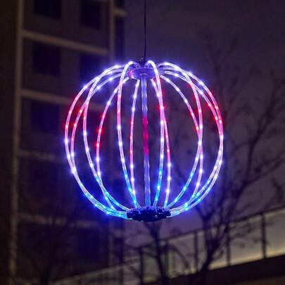 Battery Operated Flowing Ball Lights, Garden Patio Camping Holiday Decor Atmosphere Lights, Gift