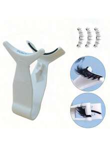 Magnetic Eyelash Curler, Convenient V-Shaped Eyelash Curler, Suitable For Beginners, Easy To Apply - Multicolor - View 7