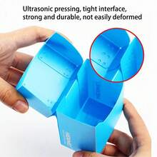 80+卡牌收纳盒，纯色，适用于桌游、集换式卡牌游戏、卡牌收藏整理盒，适用于万智牌/宝可梦/游戏王、宝可梦集换式卡牌游戏、集换式卡牌游戏、桌游等。 - 彩色 - 查看 6