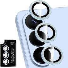 1pc Compatible With Samsung Galaxy S26/S26 Ultra/S26 Plus CD Pattern Rear Camera Lens Protector Tempered Glass S26 Series Metal Ring Camera Lens Film, Easy Installation Positioning Lens Film Camera Protector Protective Pad Black Multicolor Silver Blue Purple Camera Lens Cover - Multicolor - View 18