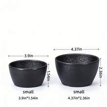 1pc New Black Carbon Fiber Square Plate, 2/3 Compartment Plate, Small Bowl/Melamine Tableware, Material, Clear Carbon Fiber Texture, Minimalist Design, Versatile, Small Plate, Condiment Dish, Small Soup Bowl, Rice Bowl, Scratch Resistant, Impact Resistant, Easy To Clean, Suitable For Home And Restaurant - Black Carbon Fiber - View 7