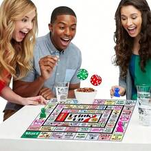 Adult Drinking Board Game, Fun Interactive Drinking Party Game, Suitable For Game Night, Birthday Party, Family Gathering Or Any Occasion, 21+ Years Old, 2-8 Players - Multicolor - View 3