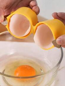 1个鸡蛋分离器/切蛋器，方便的早餐和晚餐用品，派对必备品 - 彩色 - 查看 5