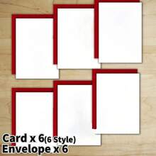 12pcs Cute Wild Animal Greeting Card Set (With Envelopes) | Cartoon Animal Cards, Various Funny Wild Animal Patterns, Suitable For Birthday, Thank You, Congratulations, Halloween, Thanksgiving, Back To School And Other Occasions - 12pcs(Envelope X 6 + Card X 6) - View 1