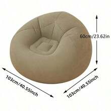 Large Slouchy Inflatable Sofa Chairs PVC Lounger Seat Bean Bag Sofas Pouf Puff Couch Tatami Living Room Supply Gift - Multicolor - View 7